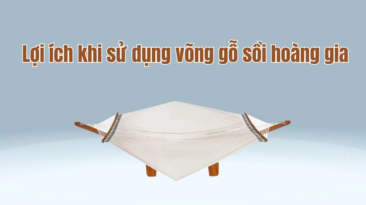 Lợi ích võng gỗ sồi hoàng gia HAKAWA HK-V38 lưới trắng