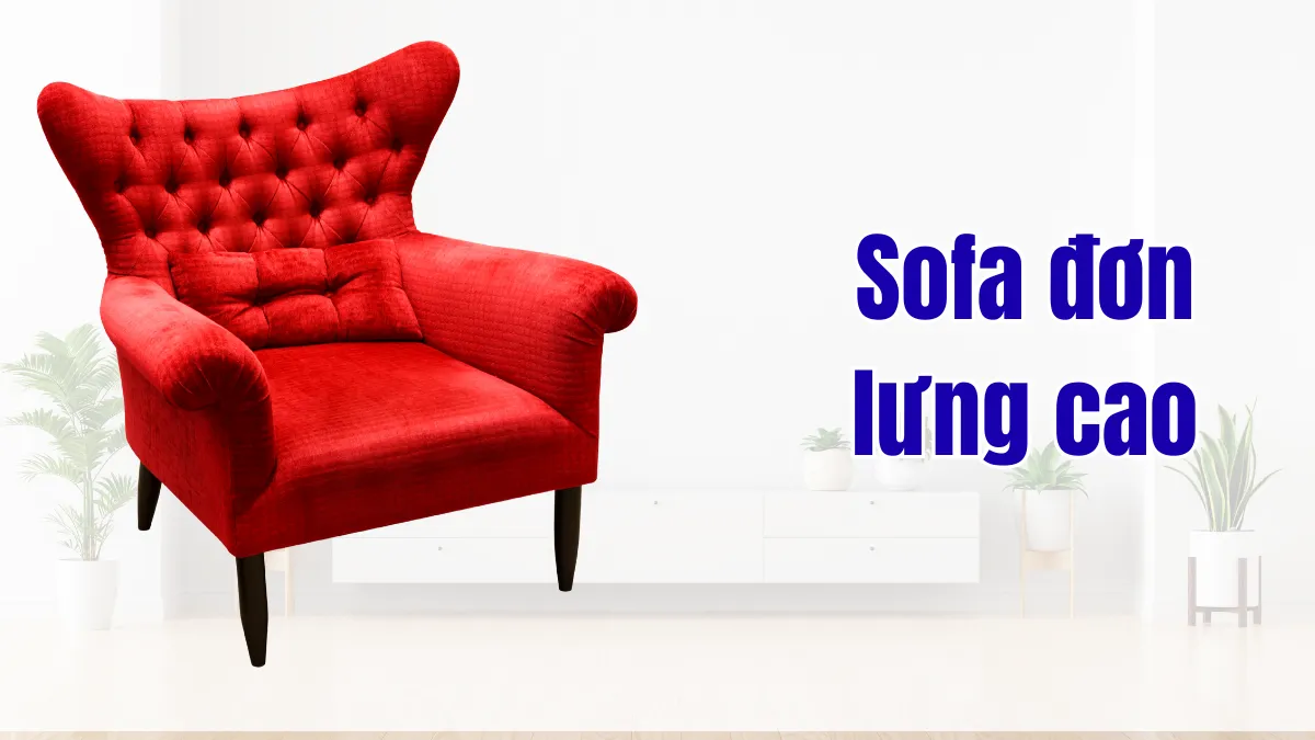 Ghế cho bà bầu sofa đơn lưng cao