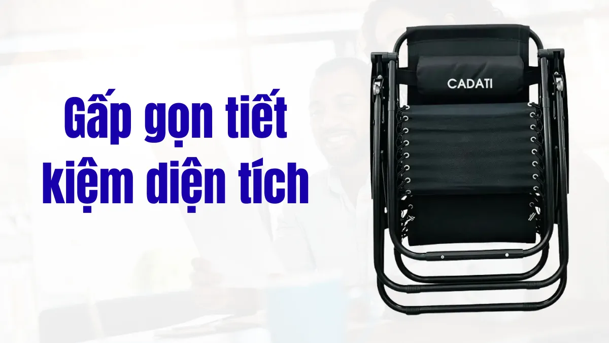 Tiết kiệm diện tích khi gấp gọn 