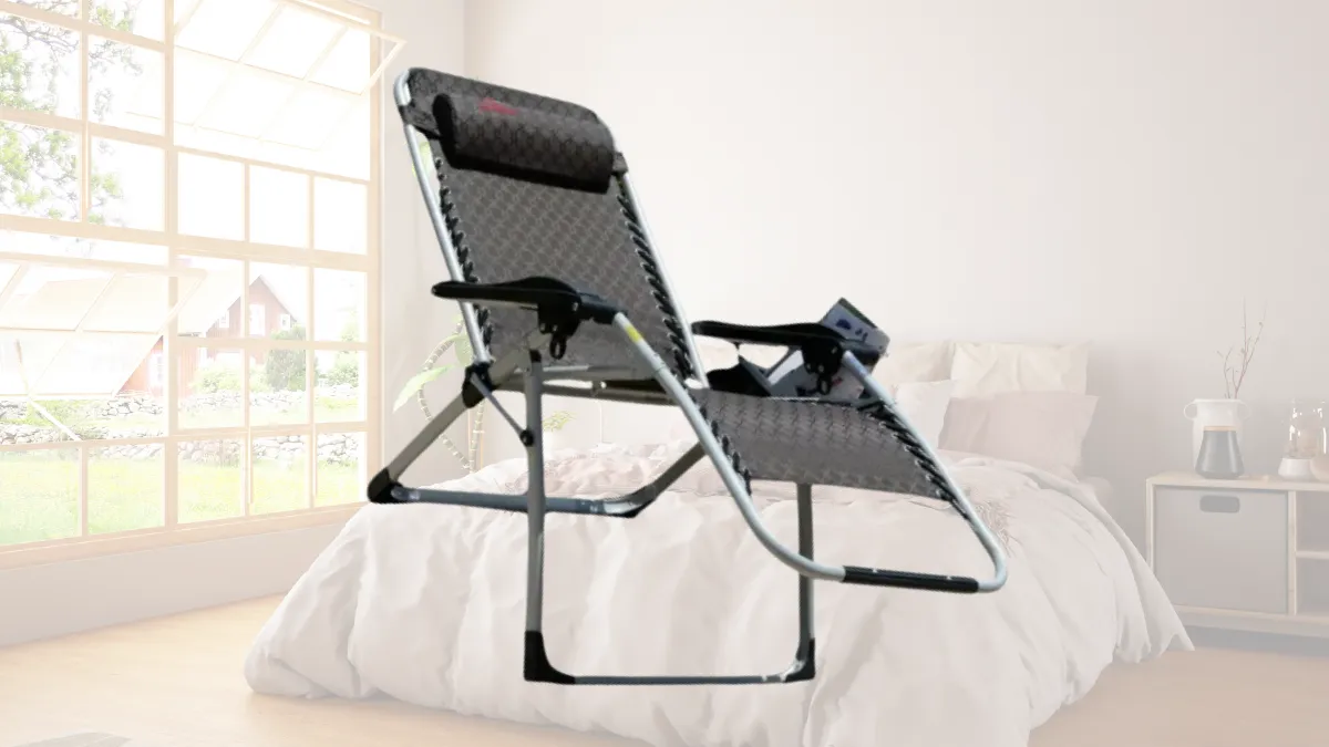 Ghế xếp inox 201 size L – lưới cao cấp
