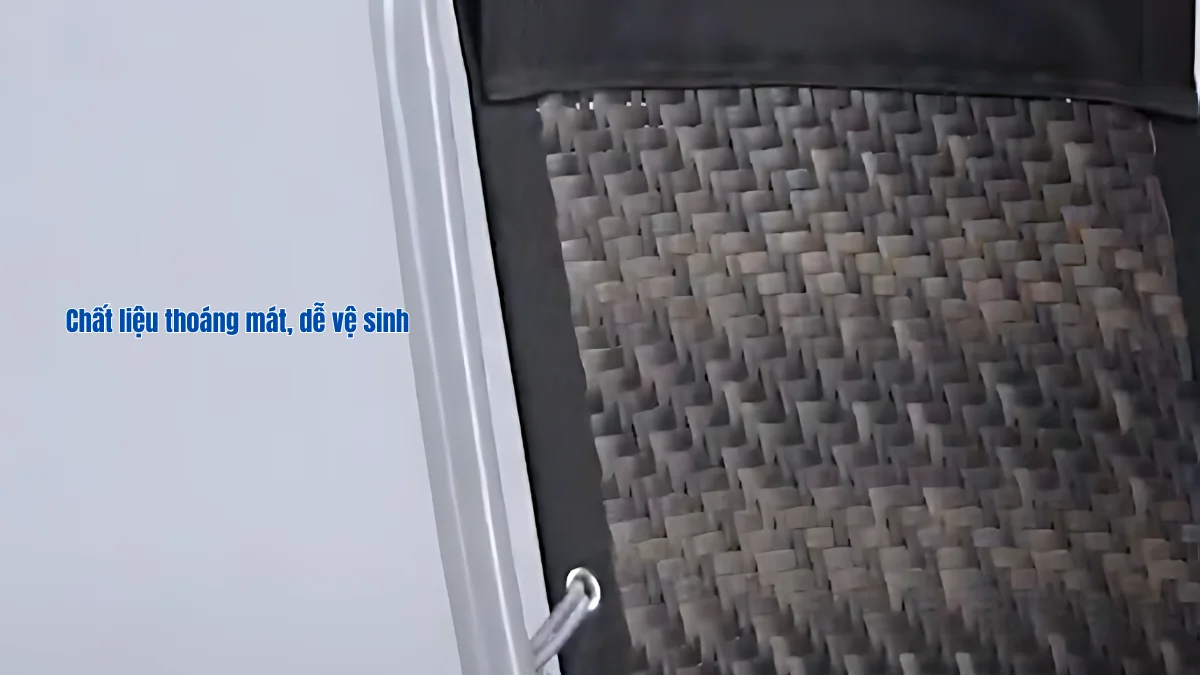Chất liệu thoáng mát, dễ vệ sinh