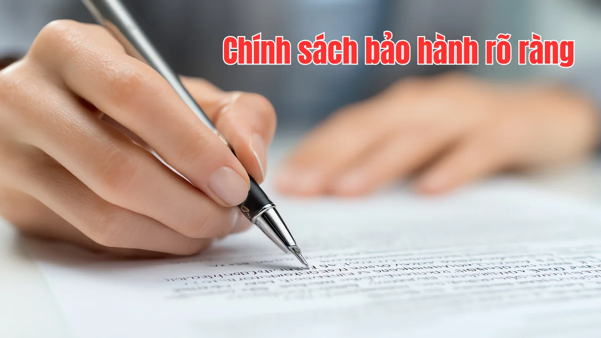 Chính sách bảo hành