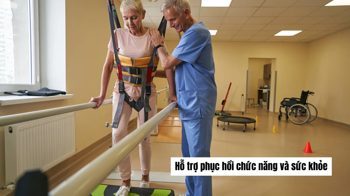 Giúp phục hồi chức năng và sức khỏe cho người bệnh