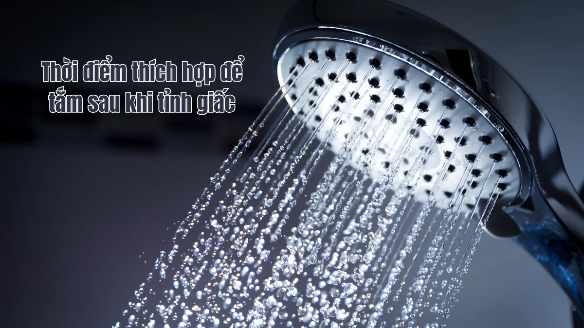 Thời điểm thích hợp để tắm