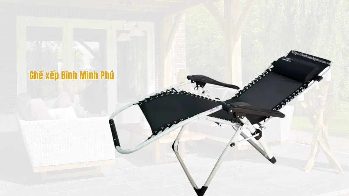 Ghế xếp ngoài trời đa năng Bình Minh Phú