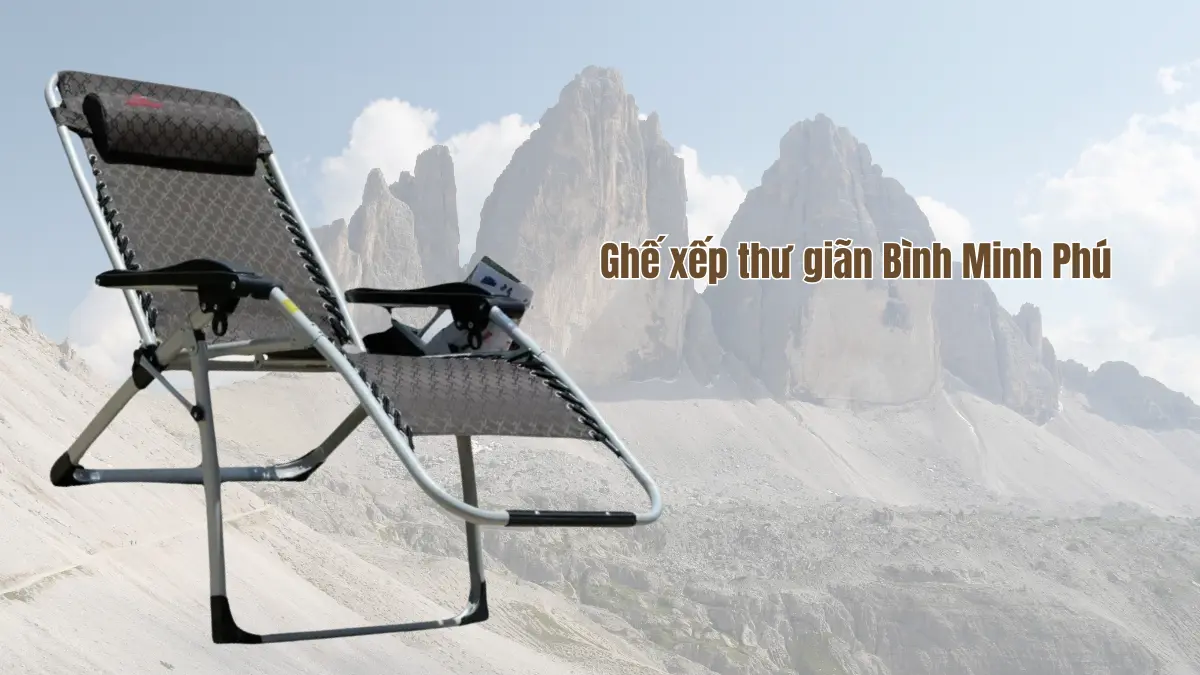 Ghế xếp thư giãn Bình Minh Phú cho người già