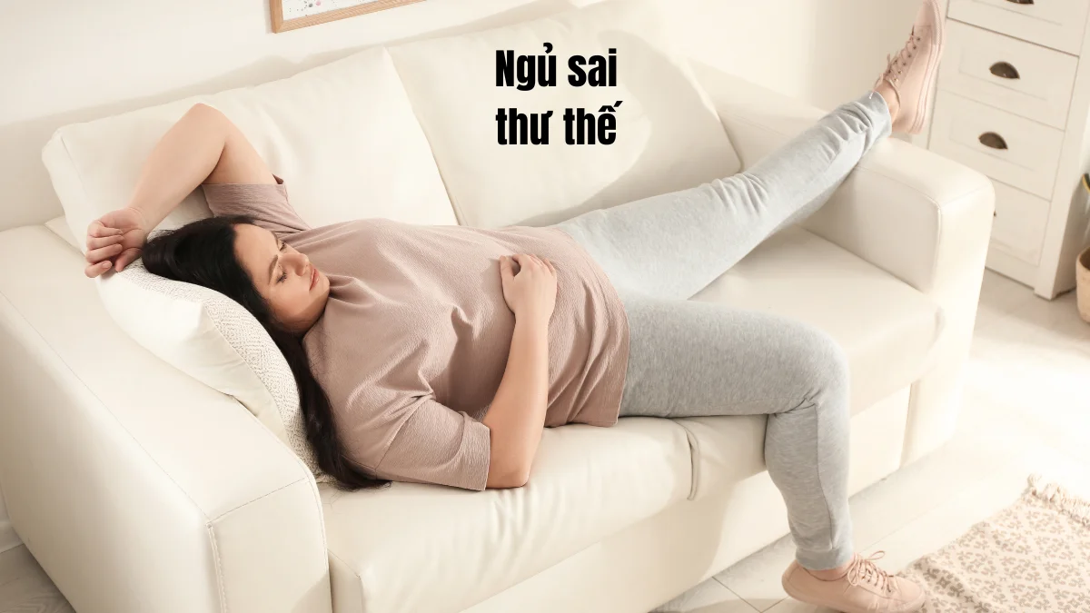 Ngủ trưa không đúng tư thế