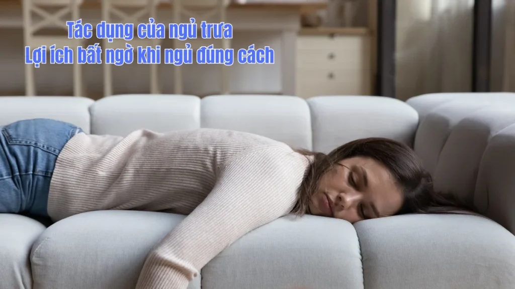 Tác dụng của ngủ trưa: Lợi ích bất ngờ khi ngủ đúng cách